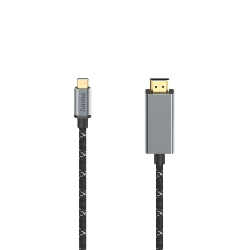 Hama Hama 00200507 Cable. USB-C auf HDMI, 4K, 1,50m