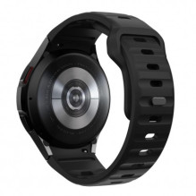 „Tech-Protect Galaxy Watch4 / 5 / 5 Pro / 6 / 7 / FE“ silikoninis dirželis, juodas