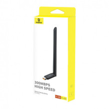Baseus Wi-Fi Adapter FastJoy with antenna 300Mbps Black
