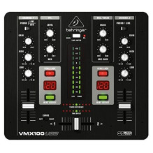 DJ Mikseris - Behringer VMX100USB 2-Kanalo USB DJ Maišytuvas Su Mikrofono Įvestimi Juodas