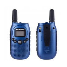 Vaikų Walkie Talkie - Baofeng BF-T6 8 Kanalai, 3 km Nuotolis, USB Įkrovimas, Panda Mėlyna