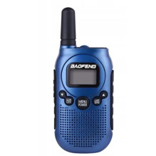 Vaikų Walkie Talkie - Baofeng BF-T6 8 Kanalai, 3 km Nuotolis, USB Įkrovimas, Panda Mėlyna