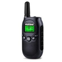 Vaikų Walkie Talkie - Baofeng BF-T6 Panda, 8 Kanalai, 3 km Nuotolis, Juoda