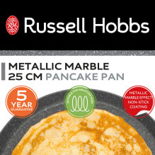 Russell Hobbs RH028521EU7 Metallic Marble 25 cm Pancake Pan Russell Hobbs RH028521EU7 Metallic Marble 25 cm Pancake Pan