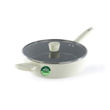 Russell Hobbs RH03871C Cote 28 cm Saute Pan, Cream