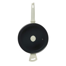 Russell Hobbs RH03871C Cote 28 cm Saute Pan, Cream