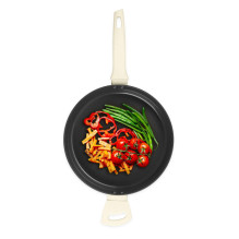 Russell Hobbs RH03871C Cote 28 cm Saute Pan, Cream