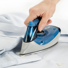 Travel Iron - Black+Decker BXIR1000E 1000W Portable Steam Iron 50g/min Stainless Steel