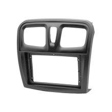 Ramka radiowa 9 cali Dacia Logan MCV / Sandero / Sandero Stepway (SD) (czarna) 2013-2020, 381250-91-1