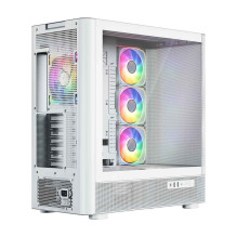Computer case - MODECOM Volcano AQ500 ARGB Midi ATX, micro ATX, Mini-ITX, white Computer case - MODECOM Volcano AQ500 ARGB Midi ATX, micro ATX, Mini-ITX, white