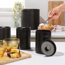 Russell Hobbs RH03270 Liniera 4-Piece Countertop Set, Black Russell Hobbs RH03270 Liniera 4-Piece Countertop Set, Black