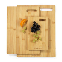 Russell Hobbs RH04065 Element Bamboo 3 Piece Chopping Board Set