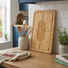Russell Hobbs RH04066 Element Bamboo Carving Board 44 x 30cm