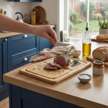 Russell Hobbs RH04066 Element Bamboo Carving Board 44 x 30cm