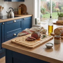 Russell Hobbs RH04066 Element Bamboo Carving Board 44 x 30cm