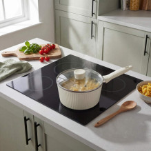 Russell Hobbs RH03868C Cote 20 cm Saucepan, Cream