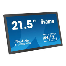 Monitor - Iiyama ProLite TF2238MSC-B1 22', Full HD, IPS Touch Screen, Black