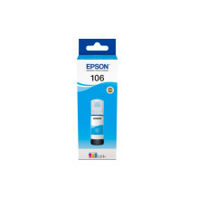 Ink Cartridge - Epson 106 Cyan 66-75 ml EcoTank Ink Cartridge - Epson 106 Cyan 66-75 ml EcoTank
