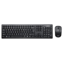 Klaviatūra ir pelė - Lenovo GX30L66303 QWERTY klaviatūra, 1000 DPI pelė, juoda