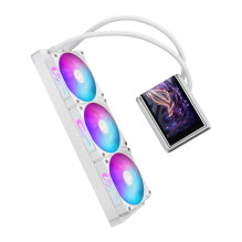 Asus ROG RYUO IV 360 ARGB Wht - universalus vandens aušinimas, 12 cm (baltas)