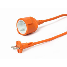 CABLE POWER EXTENSION 20M / ORANGE PC-186XOD-O-20M GEMBIRD