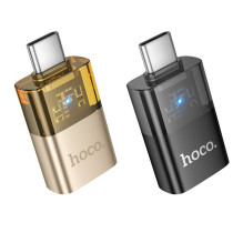 Adapter OTG USB C to USB A Hoco UA36B gold Adapter OTG USB C to USB A Hoco UA36B gold