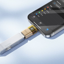 Adapter OTG USB C to USB A Hoco UA36B gold