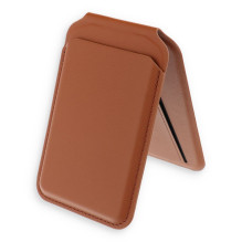 Leather wallet with stand, compatible with MagSafe Satechi Vegan Leather Wallet Stand brown Leather wallet with stand, compatible with MagSafe Satechi Vegan Leather Wallet Stand brown
