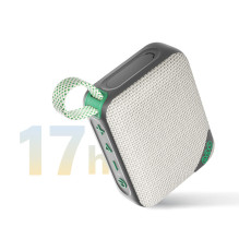 QCY SP2 IP67 Bluetooth Speaker with RGB Backlight and Stereo Mode - Gray Green