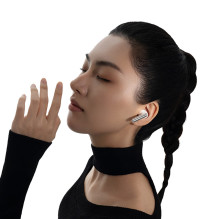 QCY Melobuds N60 In-Ear Wireless Headphones with LDAC and ANC Noise Cancellation - White