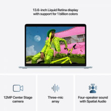 Apple MacBook Air 13,6 Retina M5 16GB 512SSD RU Sky Blue Z1L9000AE