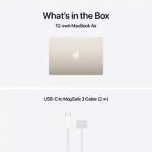 Apple MacBook Air 13,6 Retina M5 16GB 512SSD RU Starlight Z1L3000AE