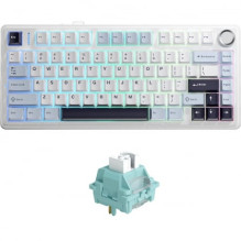Aula F75 EN / RU Layout Mechanical Gaming keyboard White Ice vein switch