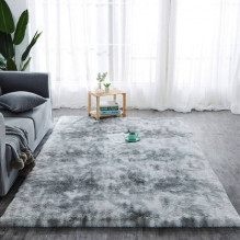 Strado Ombre Shaggy 100x150 Ombre sidabrinė Strado Ombre Shaggy 100x150 Ombre sidabrinė