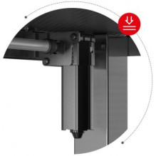 Huzaro Hero 8.2 elektrinis stalas, juodas Huzaro Hero 8.2 elektrinis stalas, juodas