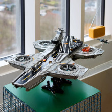 Konstruktorius - LEGO MARVEL 76354 S.H.I.E.L.D. Helicarrier 3057 Vnt. 6 Minifigūrų Juodas