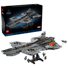 Konstruktorius - LEGO MARVEL 76354 S.H.I.E.L.D. Helicarrier 3057 Vnt. 6 Minifigūrų Juodas