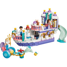 Žaislų Rinkinys - LEGO Disney 43299 Ariel's Royal Wedding Boat 519 Pieces, 4 Minifigures, Multicolor