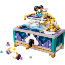 Žaislų konstruktorius - LEGO Disney 43295 Džasminos Papuošalų Dėžutė Su 458 Detalėmis, 2 Minifigūrėlėmis, Marga