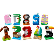 Žaislų rinkinys - LEGO 40807 Gimimo Dienos Skaičiai 281 Dalys Pritaikoma Ekspozicija Daugiaspalvis