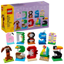 Žaislų rinkinys - LEGO 40807 Gimimo Dienos Skaičiai 281 Dalys Pritaikoma Ekspozicija Daugiaspalvis
