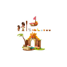 Žaislų Statybų Rinkinys - LEGO Disney 43282 Village House and Boat Set With 85 Elements, 1 Minifigure, Multicolor