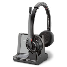 Belaidė Ausinė - Plantronics Savi W8220 USB ANC Binaural, Iki 13 Valandų Pokalbio Laiko, Juoda