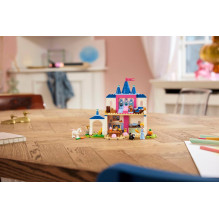 Žaislinis konstravimo rinkinys - LEGO Disney 43283 Pelenės Gyvūnų Draugų Pilis 149 Detalės Minifigūra Mėlyna