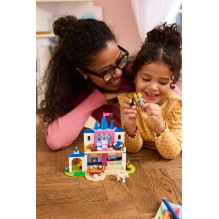 Žaislinis konstravimo rinkinys - LEGO Disney 43283 Pelenės Gyvūnų Draugų Pilis 149 Detalės Minifigūra Mėlyna