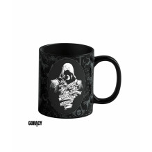 Šilumos atskleidimo puodelis - Šilumos Atskleidimo Dizainas Įkvėptas Assassin's Creed, 480 ml, Juodas