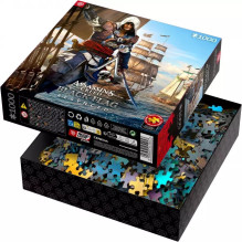 Dėlionė - Assassin's Creed Black Flag 1000 dalių dėlionė 680 mm x 480 mm