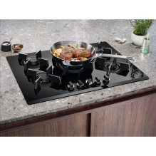 „Electrolux KGG75362K“ juoda, įmontuojama, 75 cm, dujinė, 5 kaitvietė(-s),