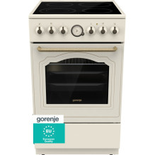 Gorenje GECS5B70CLI laisvai pastatoma viryklė elektrinė keraminė kaitlentė smėlio spalvos Gorenje GECS5B70CLI laisvai pastatoma viryklė elektrinė keraminė kaitlentė smėlio spalvos