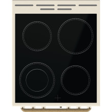 Gorenje GECS5B70CLI laisvai pastatoma viryklė elektrinė keraminė kaitlentė smėlio spalvos Gorenje GECS5B70CLI laisvai pastatoma viryklė elektrinė keraminė kaitlentė smėlio spalvos